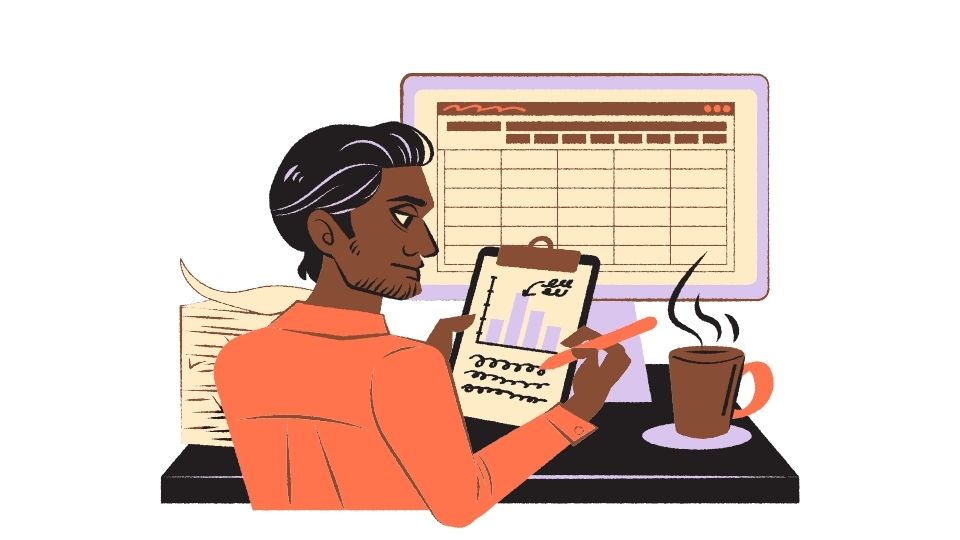 a worker ilustrations