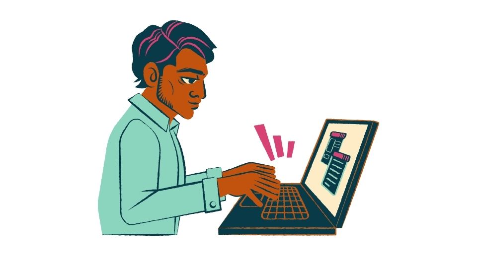 a worker ilustrations