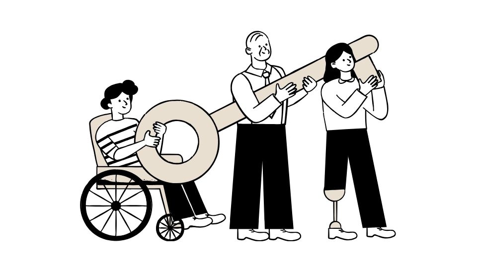 the cartoon unique and simple