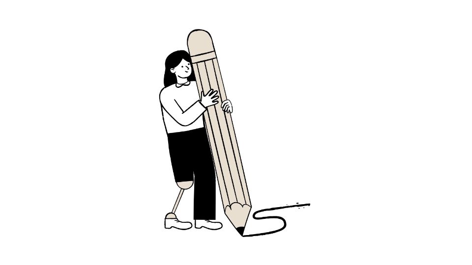 the cartoon unique and simple