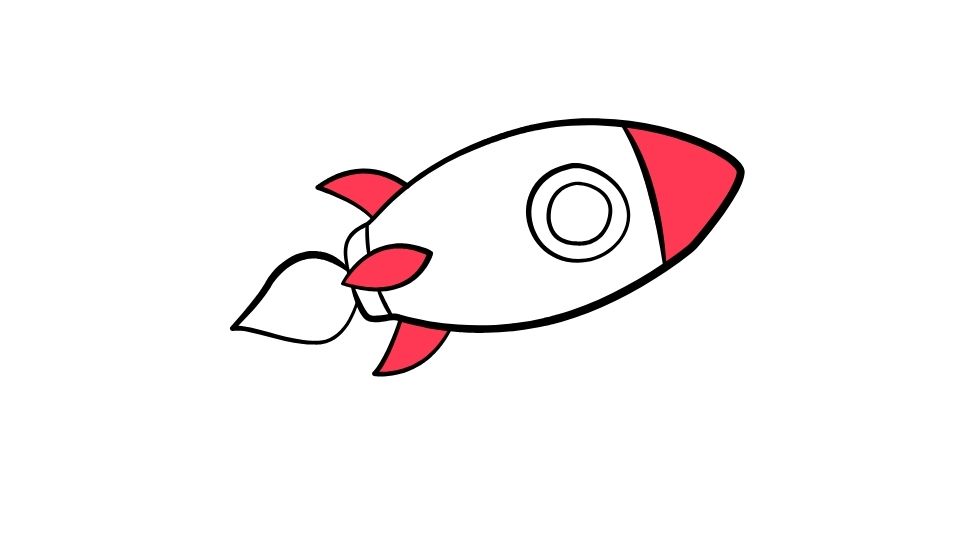 the red simple line