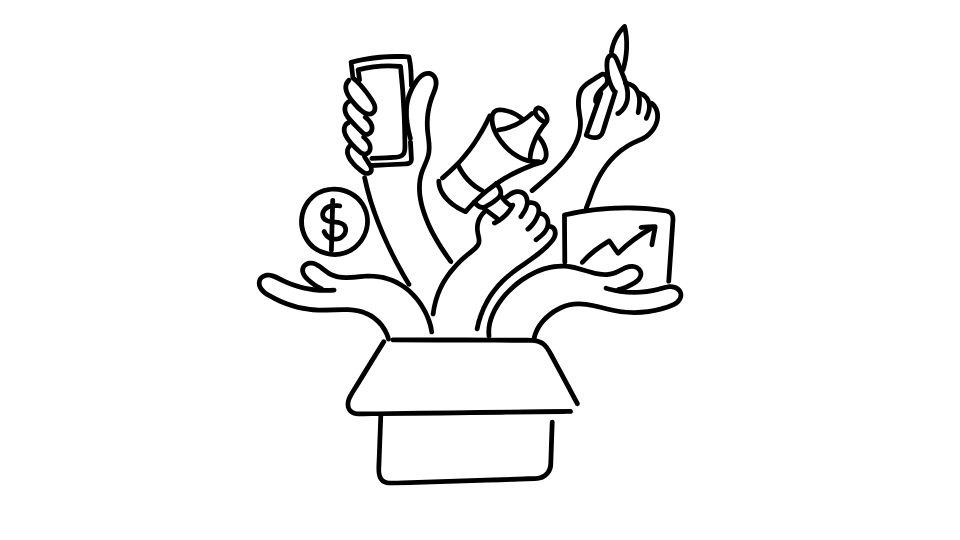 the simple drawing