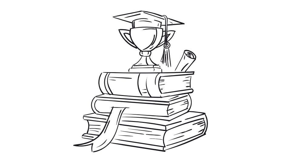 the simple drawing